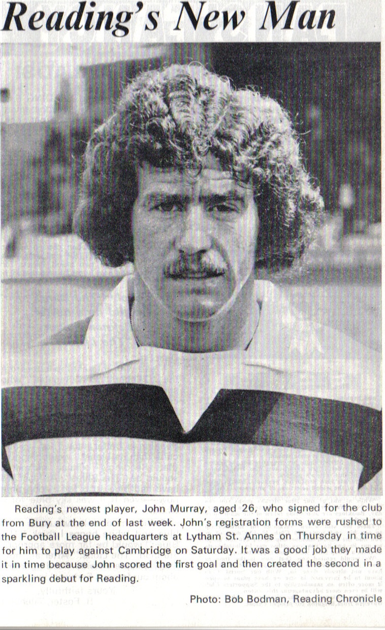 Reading FC Former Players Association: JOHN MURRAY