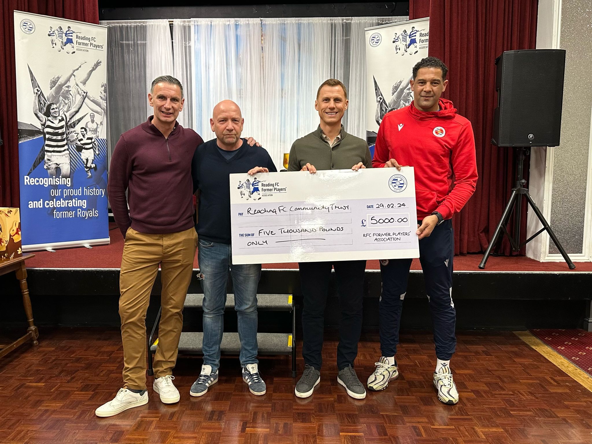 Association Donate £5,000 to Reading FC Community Trust