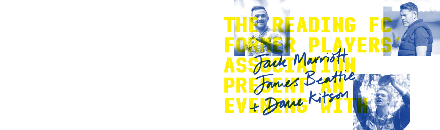 Evening with Jack Marriott, James Beattie and Dave Kitson